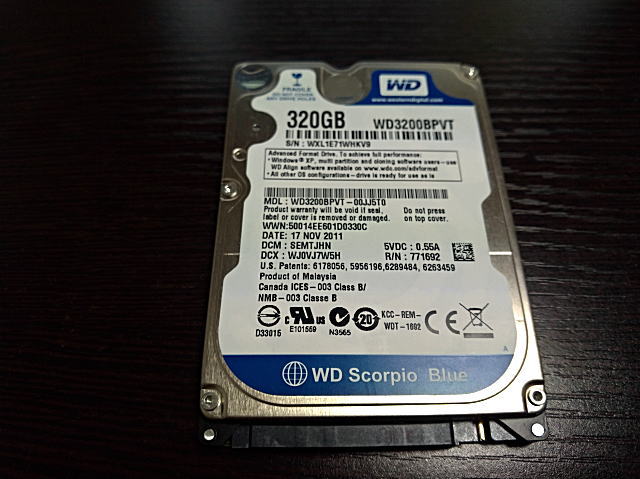 WD3200BPVT