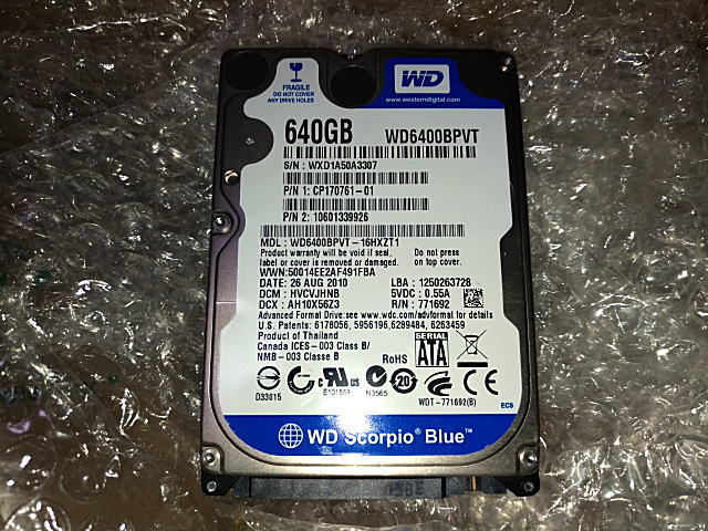 WD6400BPVT