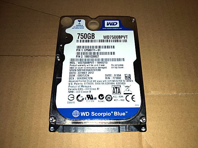 WD7500BPVT