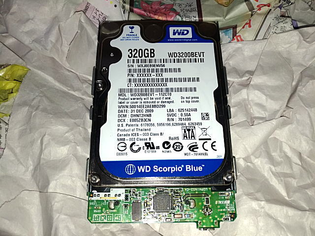 WD3200BEVT
